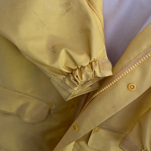 Yellow Lands End Raincoat - Picture 3 of 4